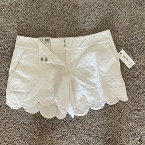 Scalloped shorts